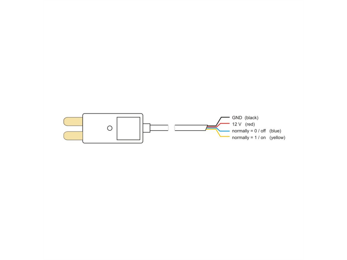 GUDE 7313 Capteur ponctuel de fuite, pour une surveillance fiable de l'environnement, 2,5 m