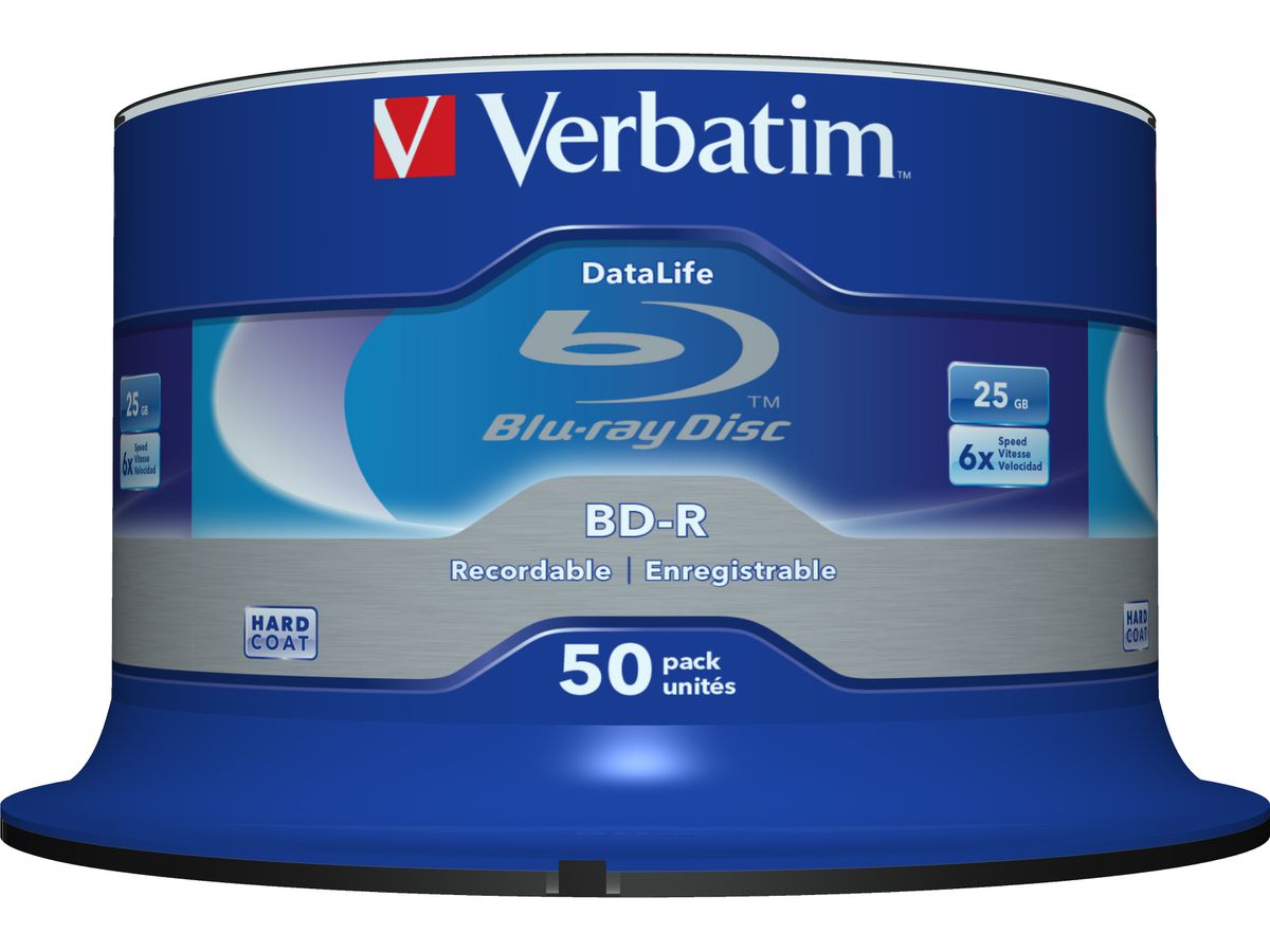 Verbatim Datalife 6x BD-R 25Go 50pièce(s)