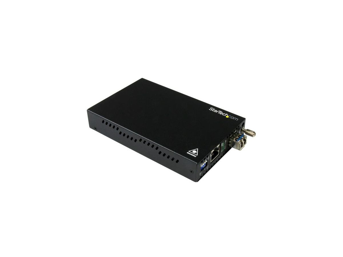 StarTech.com Convertisseur de média fibre optique Gigabit Ethernet - Monomode LC - 10 km