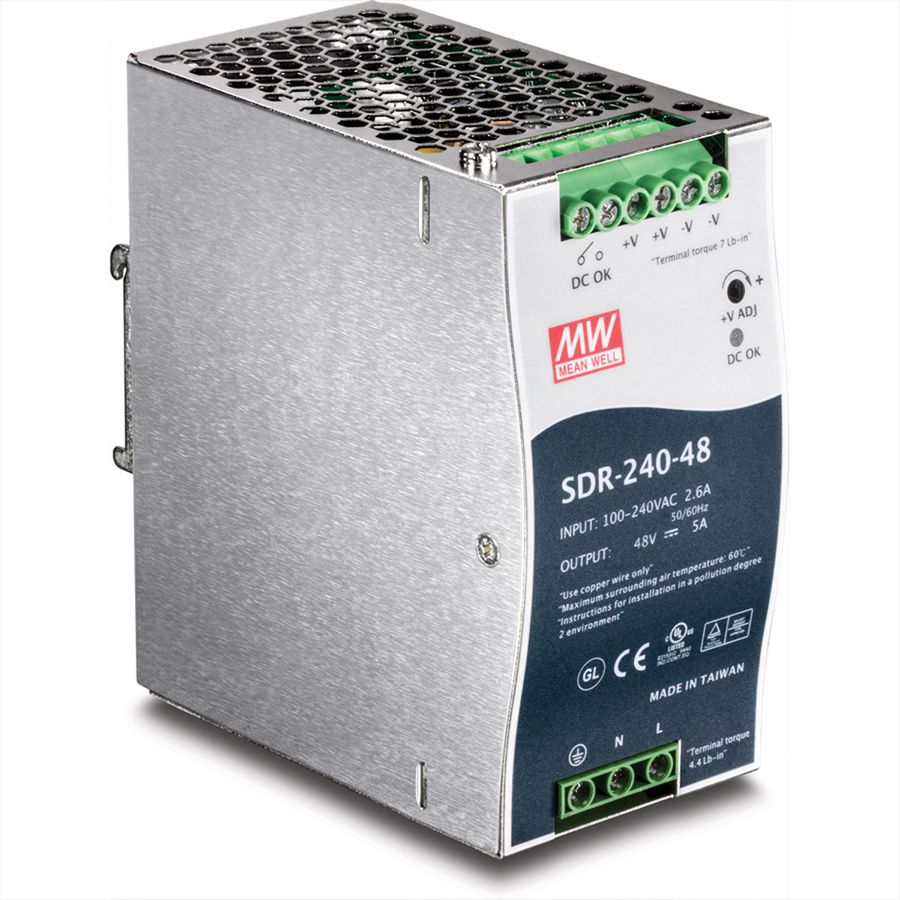 TRENDnet TI-S24048 Alimentation rail DIN électrique à sortie simple 240W