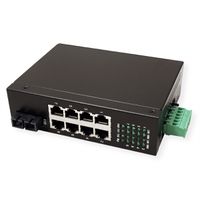 ROLINE Switch industriel 7x RJ-45, 1x SC, non administrable