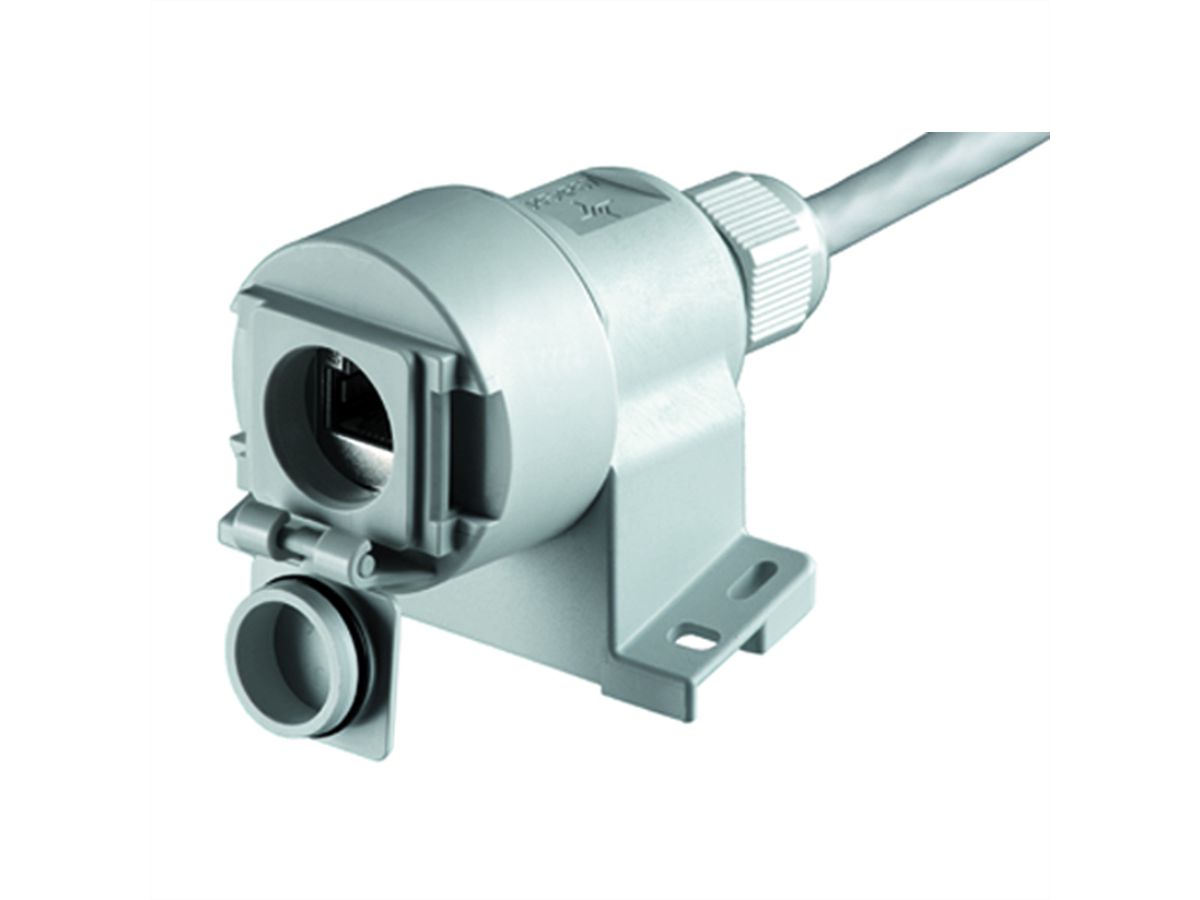 TELEGÄRTNER STX V6 Boîtier en saillie, RJ45 Module A Cat.6A (ISO/IEC)
