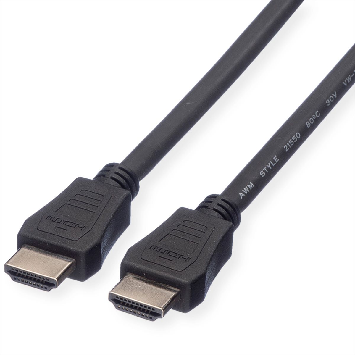 VALUE Câble HDMI High Speed avec Ethernet, LSOH, noir, 3 m