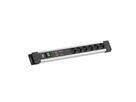 BACHMANN CONNECTUS 6xUTE , 1xGVS 1xinterrupteur 2,0m CEE7/7 gris