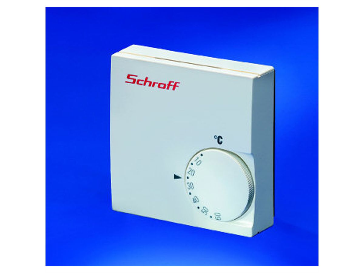 Thermostat SCHROFF avec capteur de température intégré pour chauffage ou ventilateur