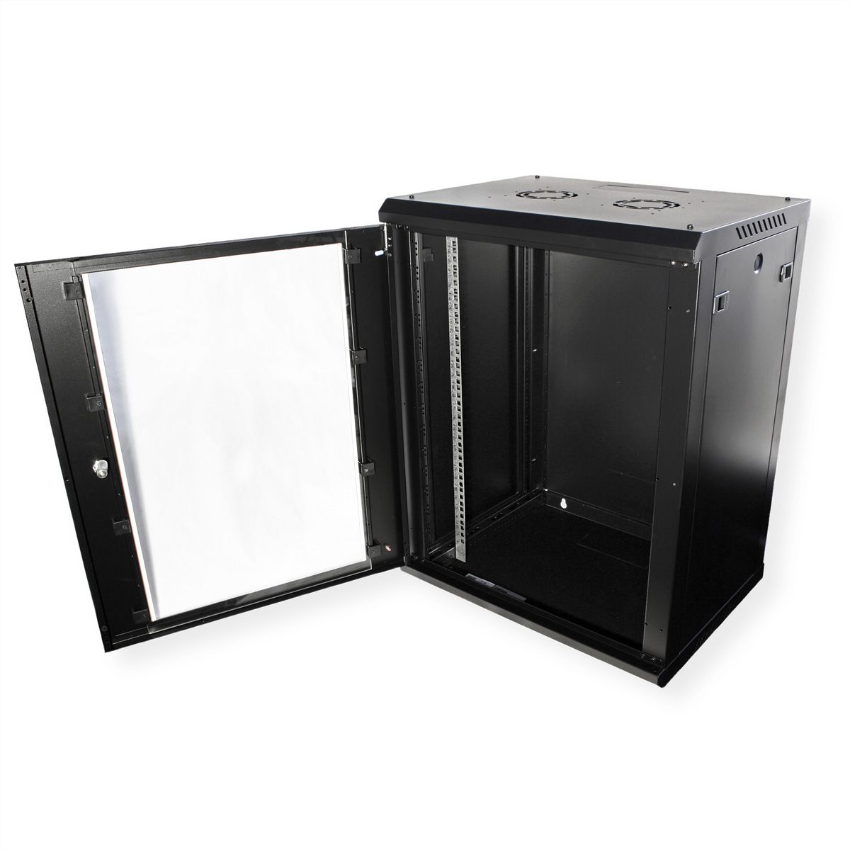 ROLINE 19" Boîtier mural Basic Plus 15U, 600x450 LxP noir