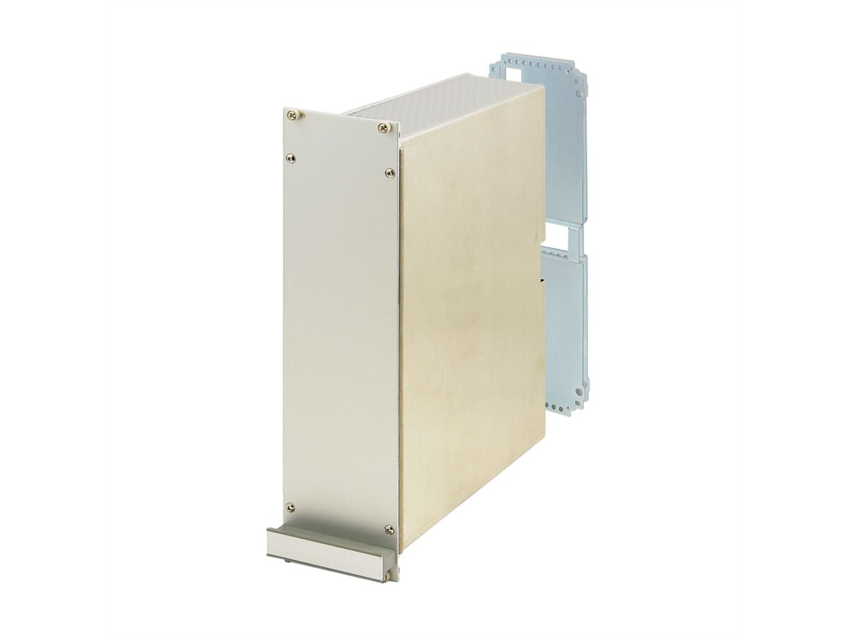 SCHROFF Frame Type Plug-In Unit PRO Kit, blindé, Plain Cover, 1 Connector, 6 U, 28 HP, 227 mm