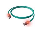 Cordon EasyLan DualBoot® LED Cat.6A (Classe EA) S/FTP, LSOH, turquoise, 7 m