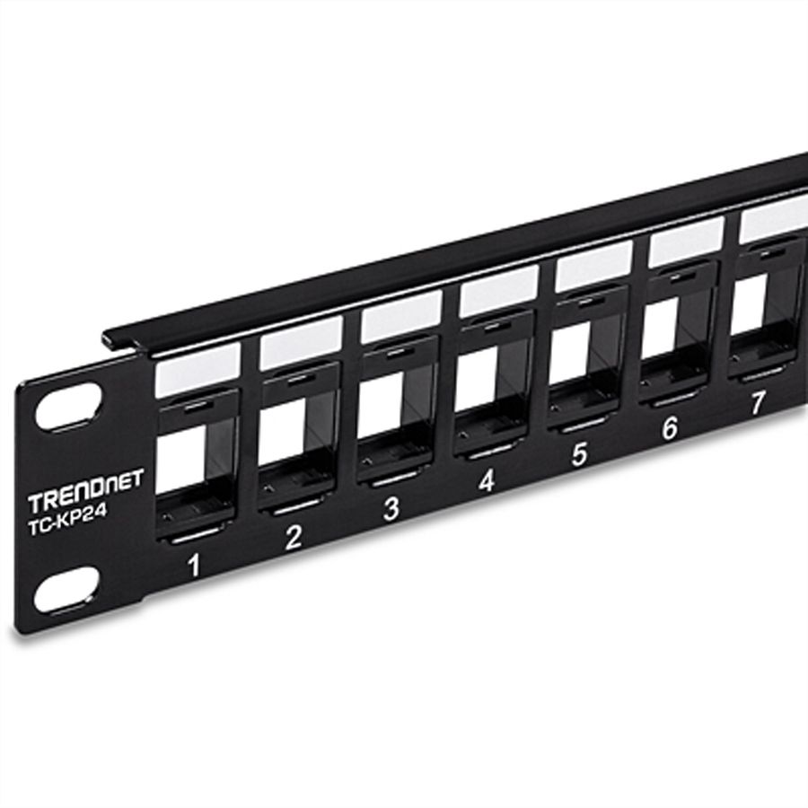 TRENDnet TC-KP24 Panneau de brassage vide à 24 ports pour Keystones 1U