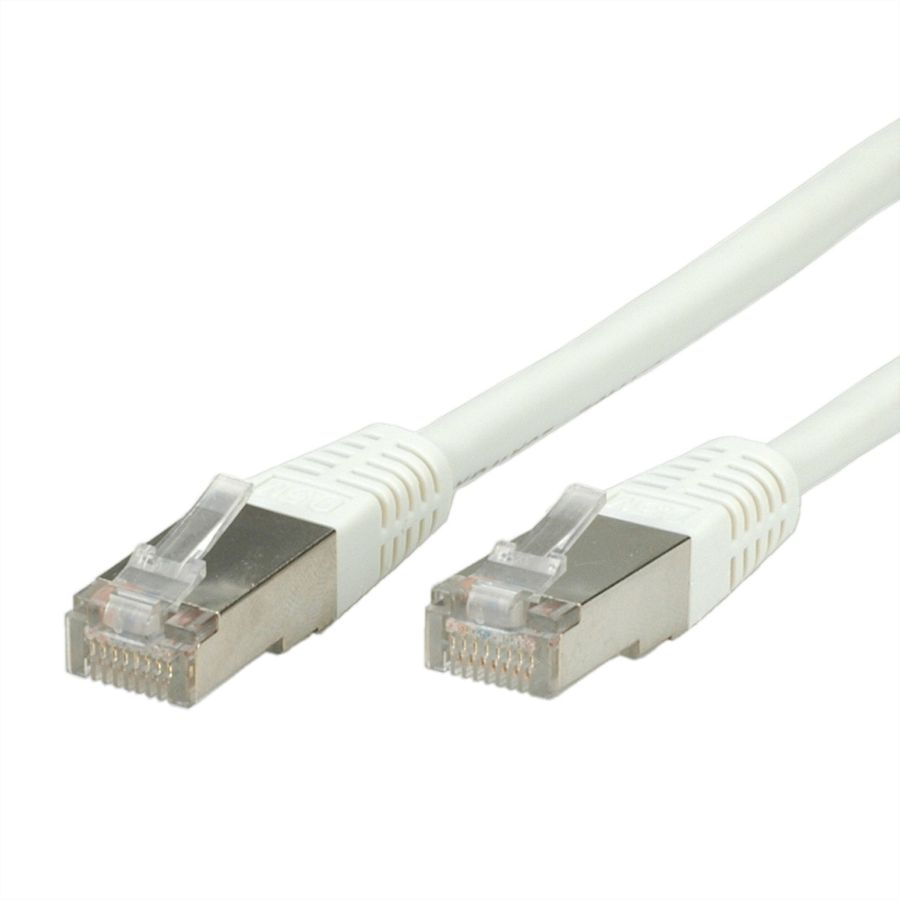 Cordon VALUE Cat.6 (Classe E) S/FTP (PiMF), blanc, 2 m