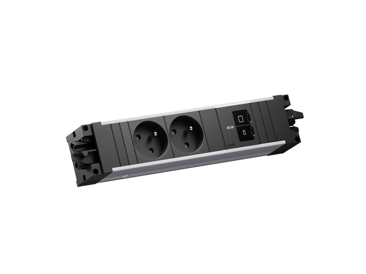 BACHMANN STEP ALU 2xUTE, 1xUSB C/C 45W