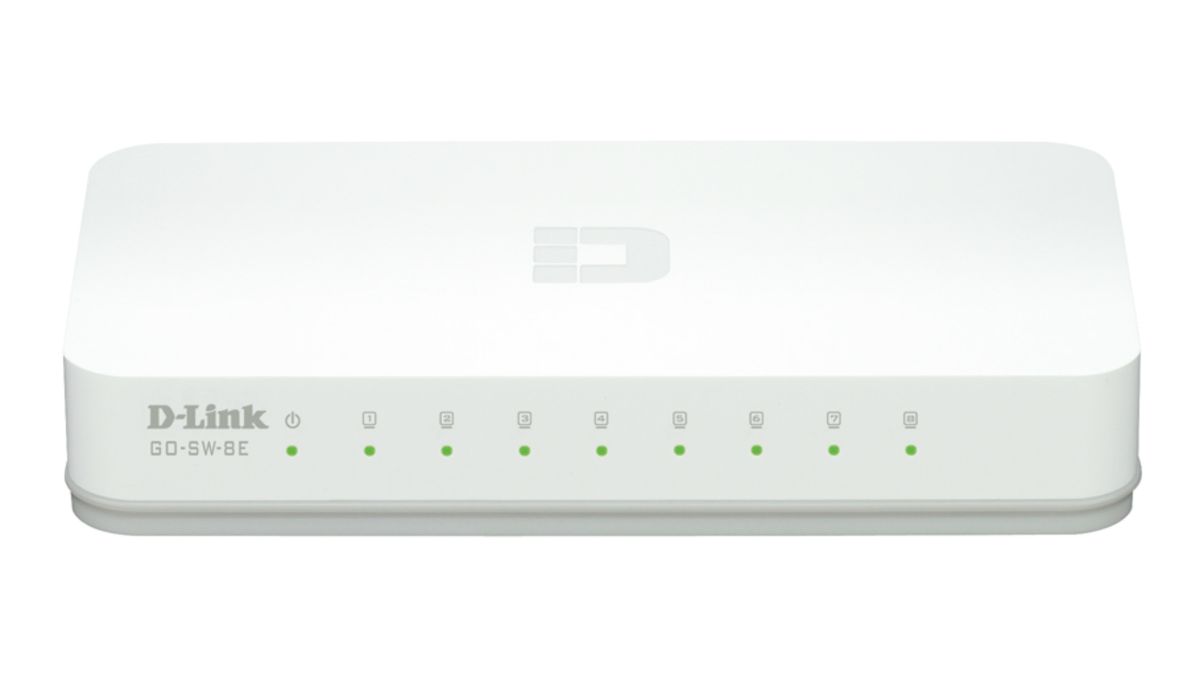 D-Link GO-SW-8E/E commutateur réseau Non-géré Fast Ethernet (10/100) Blanc