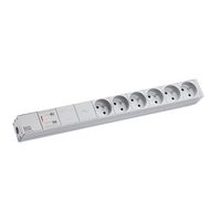 BACHMANN Prise multiple, 1UH 6x UTE, parasurtenseur et filtre, 2m, 2 m