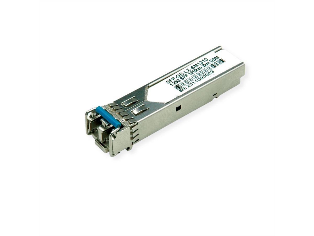 VALUE Module SFP (MiniGBIC) LX/LC, 1/1,25G, Single Mode 1310nm, max. 2km