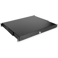 ROLINE 19" Tiroir pour clavier 1U, 400P verrouillable noir
