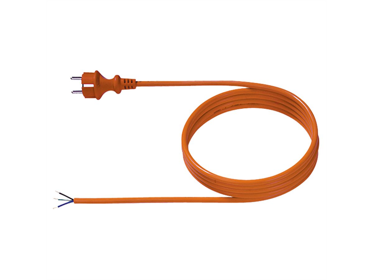 BACHMANN Câble néoprène 3G1.50 3m, H07BQ-F 3G1.5 orange 32/fils ouverts