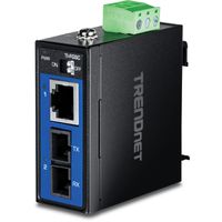 TRENDnet TI-FGSC Convertisseur fibre SC industriel renforcé multimode, 1000 Base-FX 1 km