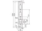 SCHROFF Face avant, plate, Refrofit Shielding, D-Sub Cutout, 3 U, 4 HP, 3 x 9 broches, 2,5 mm, alu, anodisé avant, conducteur arrière