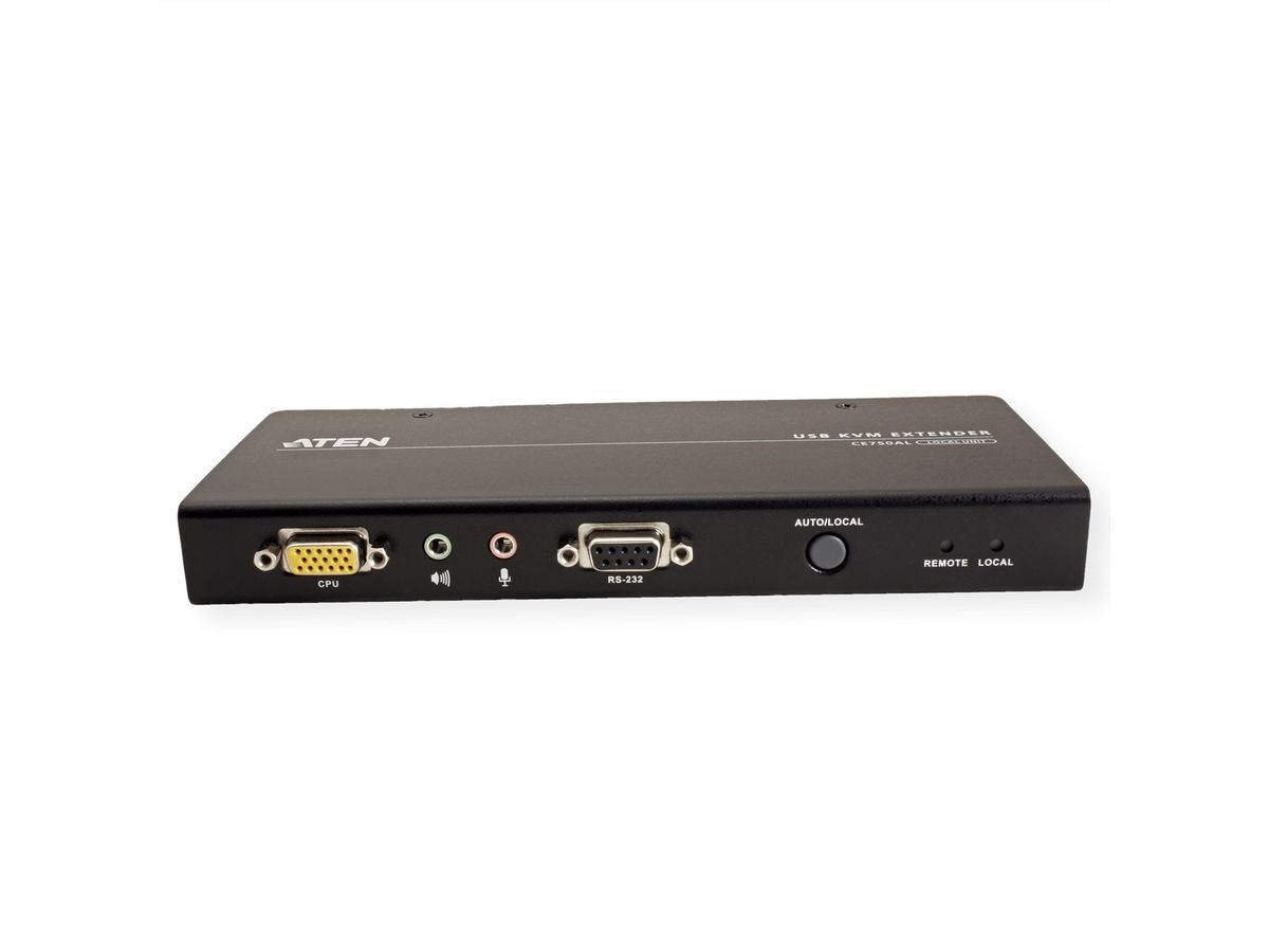 ATEN CE750A Système d'extension KVM Cat 5 VGA/Audio USB, RS232, 200m