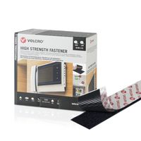 VELCRO® High Strength Fixation 5m bande crochets 5m bande velours, crochets & velours 50mm noir