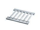 Accessoire pour rail de guidage SCHROFF pour circuits imprimés lourds, extra-fort, aluminium, 220 mm, largeur de rainure 2,5 mm, argent