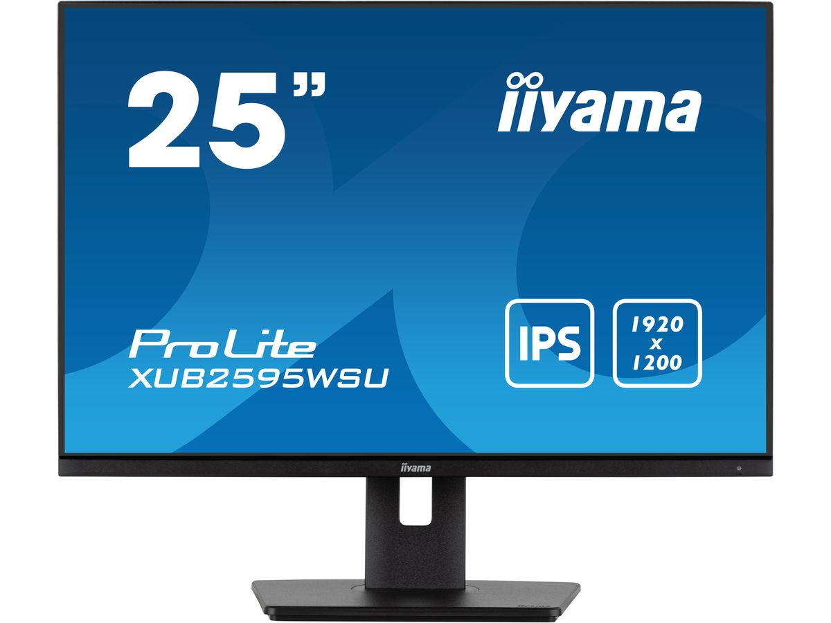 iiyama ProLite XUB2595WSU-B5 écran plat de PC 63,5 cm (25") 1920 x 1200 pixels WUXGA LED Noir