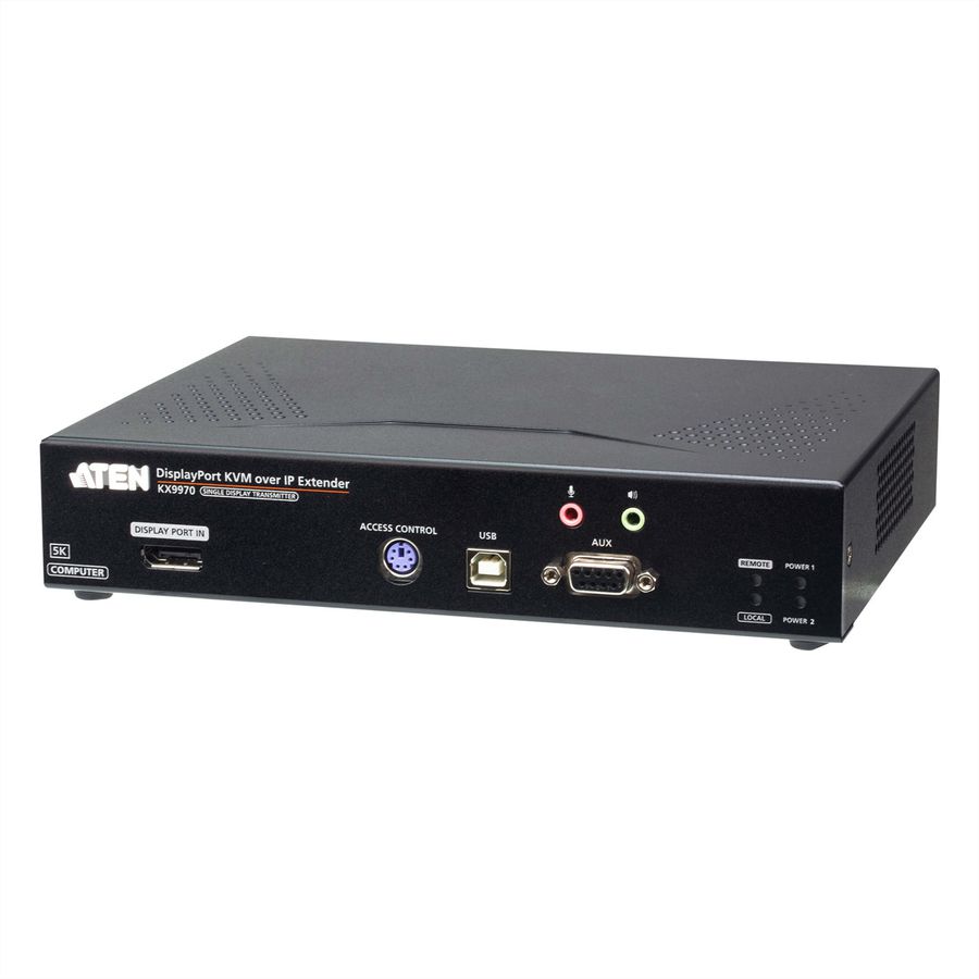 ATEN KX9970T Récepteur KVM un affichage DisplayPort 4K sur IP