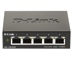 D-Link DGS-1100-05V2 commutateur réseau Géré Gigabit Ethernet (10/100/1000) Noir