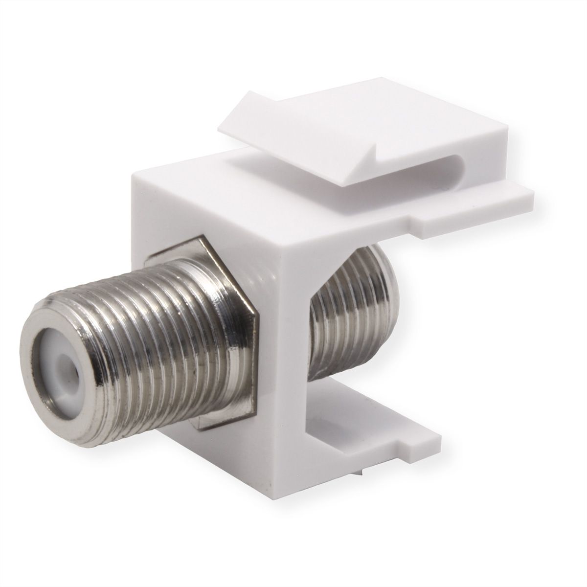 VALUE Coupleur Keystone type F, plastique