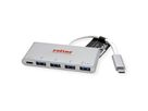 ROLINE Hub USB 3.2 Gen 1, 4 ports, type C, 1 port PD