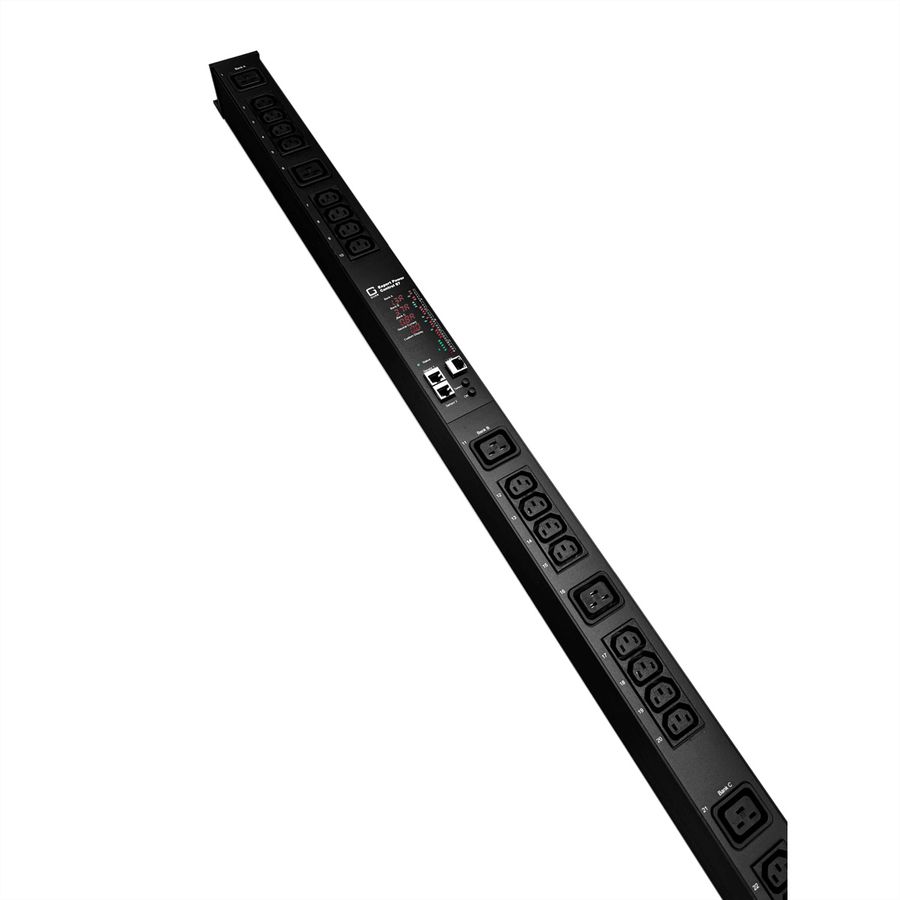 GUDE EPC 87-1310-18 PDU commutée et mesurée, 30 ports, verticale, noir, 170 cm