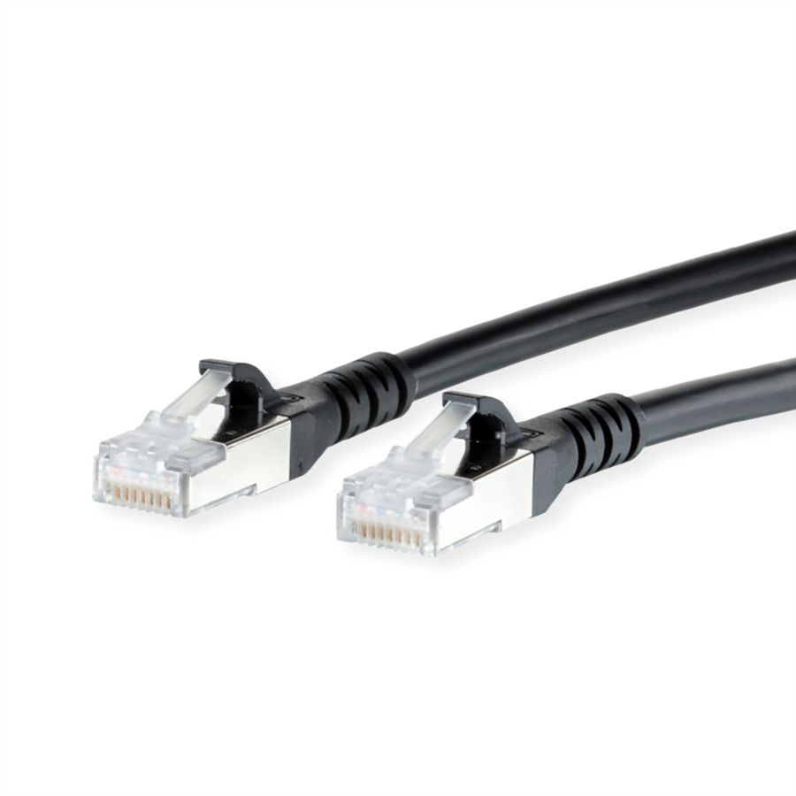 METZ CONNECT Cordon de brassage Cat.6A AWG 26, LSOH, noir, 60 m