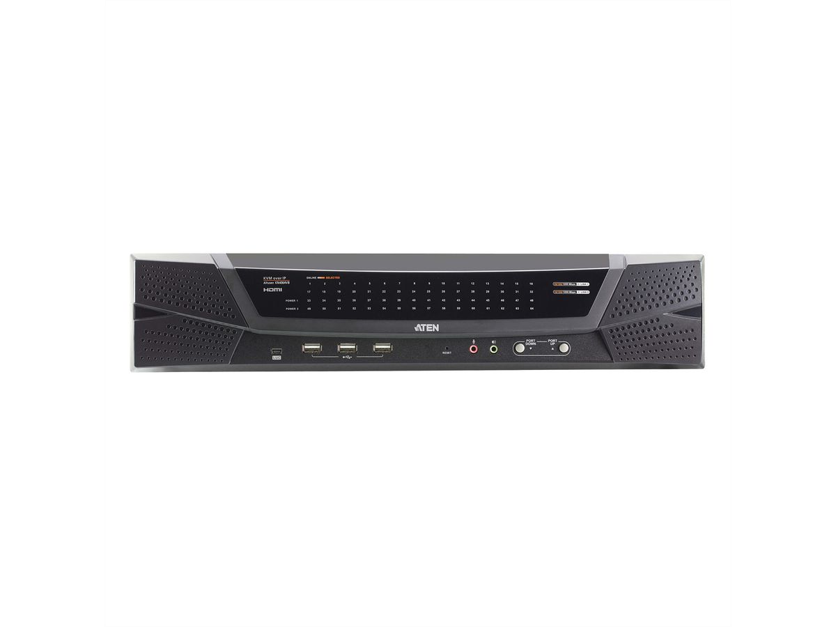 ATEN KN4064VB Commutateur KVM sur IP 64 ports Cat.5 Multi-Interface, 1 local/4 distant