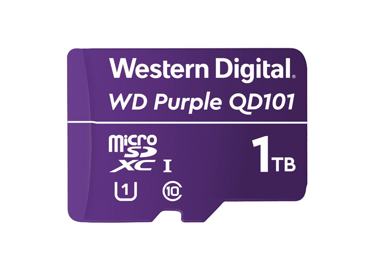 Western Digital WD Purple SC QD101 mémoire flash 1000 Go MicroSDXC UHS-I