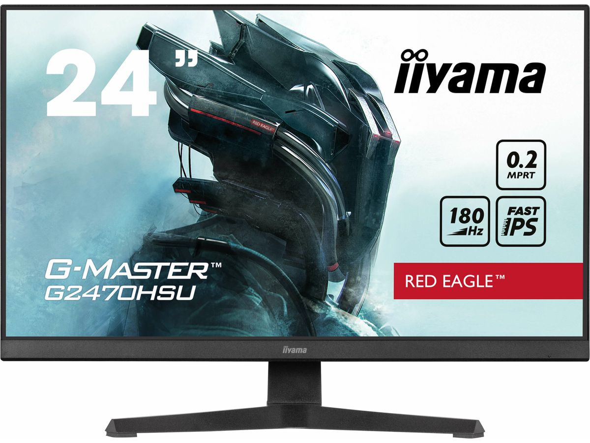 iiyama G-MASTER G2470HSU-B6 écran plat de PC 60,5 cm (23.8") 1920 x 1080 pixels Full HD LCD Noir