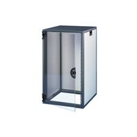 Armoire Novastar SCHROFF avec porte vitrée et panneau arrière, Heavy-Duty, RAL 7021/7035, 1967H 553W 600D