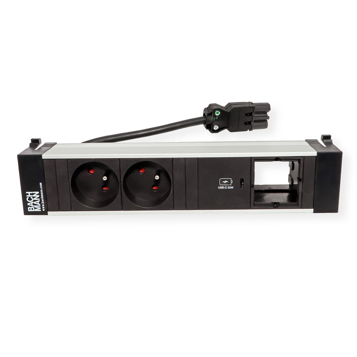 BACHMANN POWER FRAME M 2xUTE 1xCM 1xUSB C 30W 1xCM 0,2m GST18