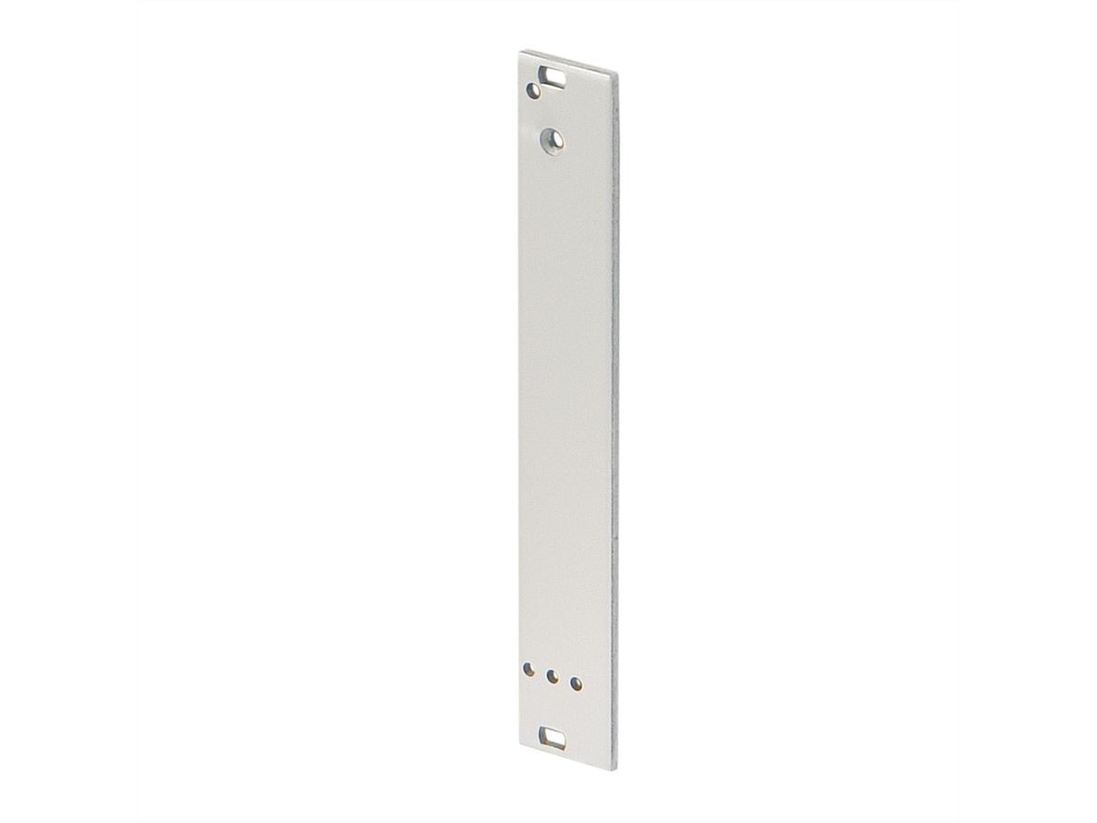 SCHROFF Unité enfichable, face avant, non blindée, pour poignée trapézoïdale statique, 3 U, 4 CV, 2,5 mm, alu, face avant anodisée, face arrière conductrice