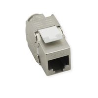 VALUE Keystone Cat.8 (Classe I), blindé, sans outil, argent