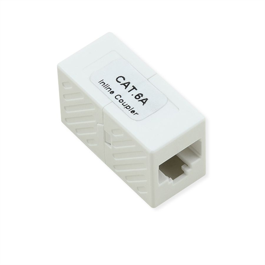 ROLINE Coupleur RJ-45 non blindé, Cat.6A/Classe EA, blanc