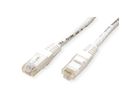 Cordon VALUE Cat.6 (Classe E) UTP confectionné, blanc, 1,5 m