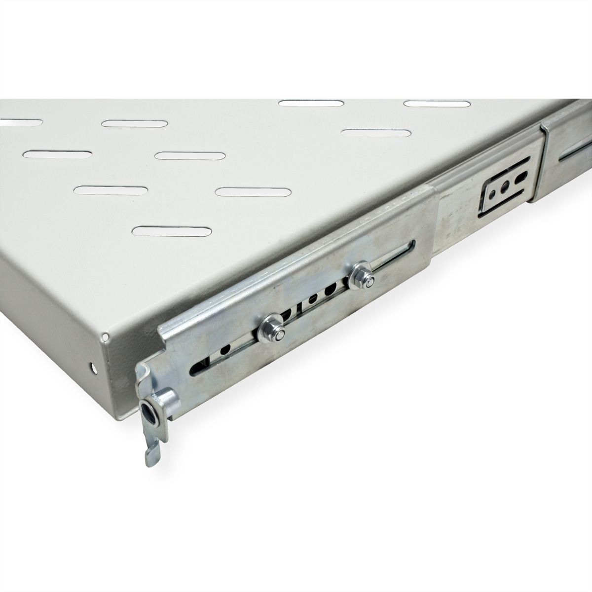 ROLINE 19" Etagère 1U, extractible 350P 25 kg gris