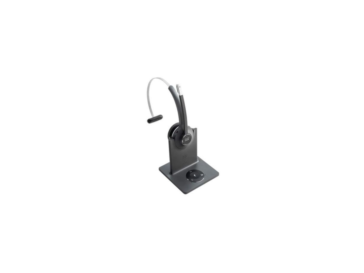 Cisco 561 Casque Sans fil Arceau Bureau/Centre d'appels USB Type-A Bluetooth Noir, Gris