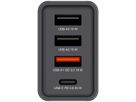 VERBATIM Chargeur USB mural 4 ports 30 W noir