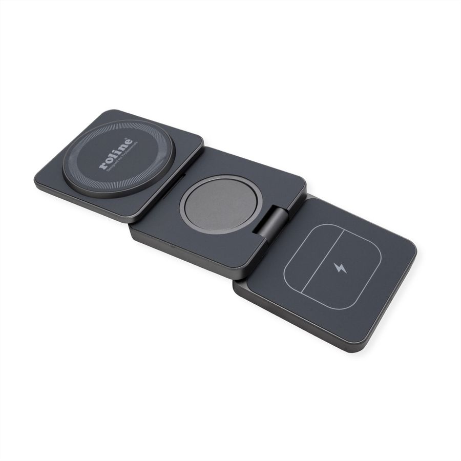 ROLINE Station de charge à induction 3-en-1, pliable, pour appareils SAMSUNG