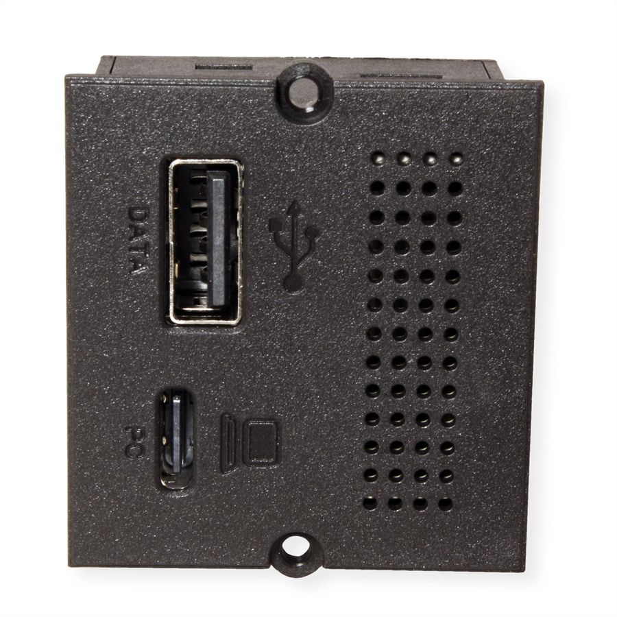 BACHMANN Module Replicateur de port, 2x USB, RJ45, Mini DisplayPort, USB-C