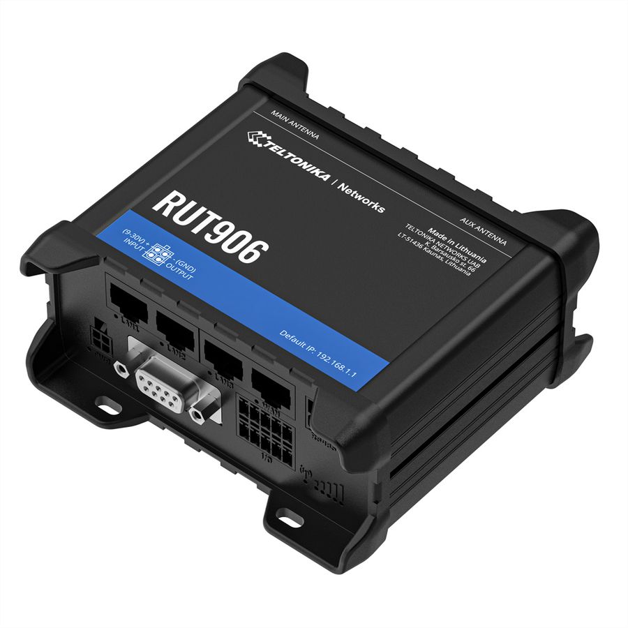 TELTONIKA RUT906 4G/LTE RS232/RS485 Routeur