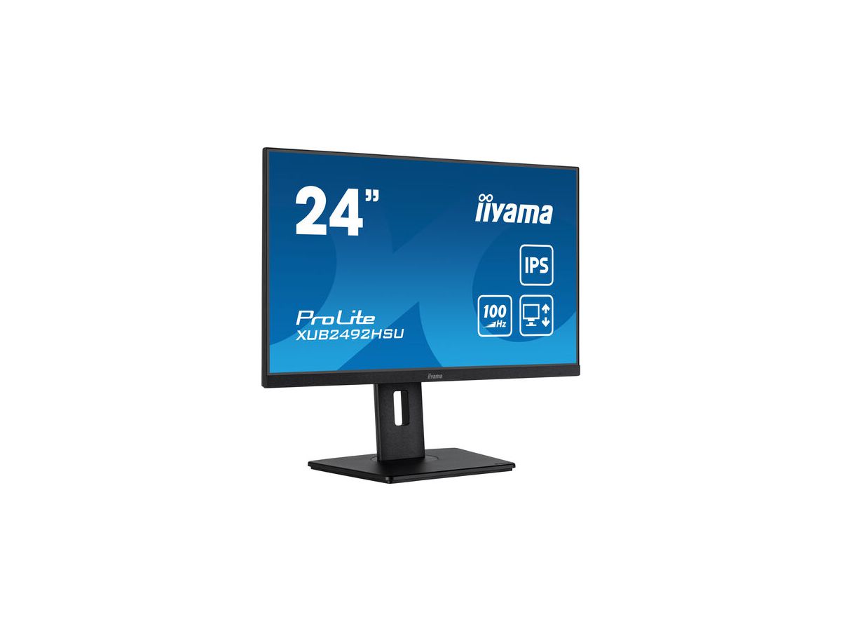 iiyama XUB2492HSU-B6 écran plat de PC 60,5 cm (23.8") 1920 x 1080 pixels Full HD LED Noir