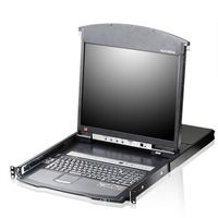 ATEN KL1516AiM Commutateur KVM LCD 43cm 16 ports Multi-Interface Cat 5 sur IP, FR-Layout