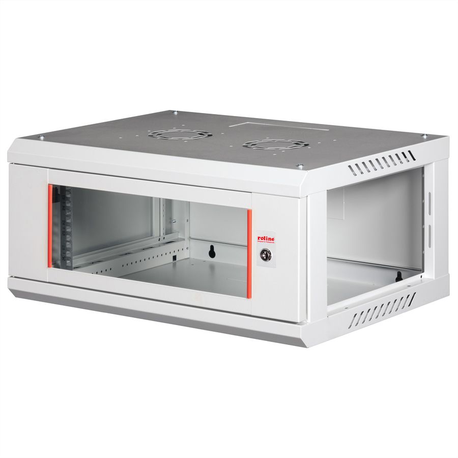ROLINE 19" Boîtier mural Basic Plus 4U, 600x450 LxP gris